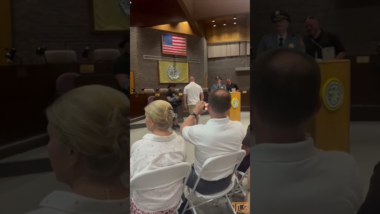 Jackson Police walkout ceremony
