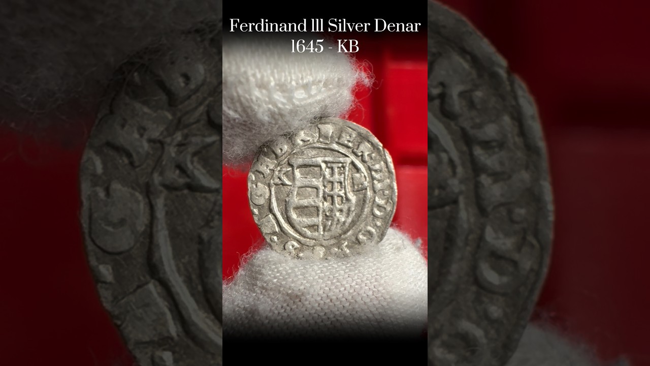 Hungary Silver denar Ferdinand lll 1645 - KB 