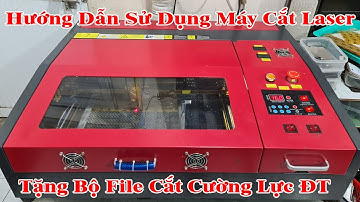 Hướng Dẫn Sử Dụng Máy Cắt Laser Để Cắt Cường Lực Điện Thoại, Tặng Kèm File Cắt | Vũ Giang Vlogs