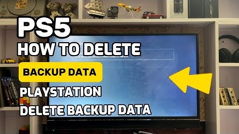 How To Delete Backup Data On PS5 Or PS5 External Device Data Playstation
