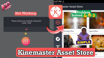 Kinemaster Asset Store problem solved | Error problem solved | JK Creations