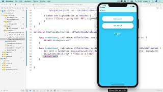 189 How to use a UITableView and Create a Message Model
