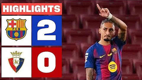 FC BARCELONA 2 - 0 CA OSASUNA | HIGHLIGHTS LALIGA EA SPORTS
