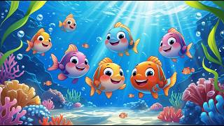 "Les petits poissons dans l’eau 🌊 | Comptine Pour Enfants | Nage, Danse et Rigole"