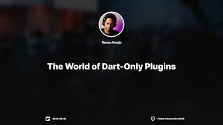 The World of Dart-Only Plugins by Renan Araujo