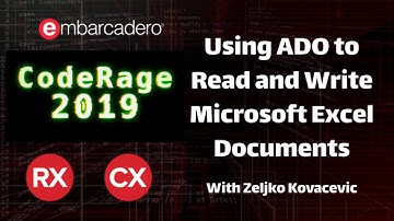 Using ADO to Read/Write in Microsoft Excel - CodeRage 2019