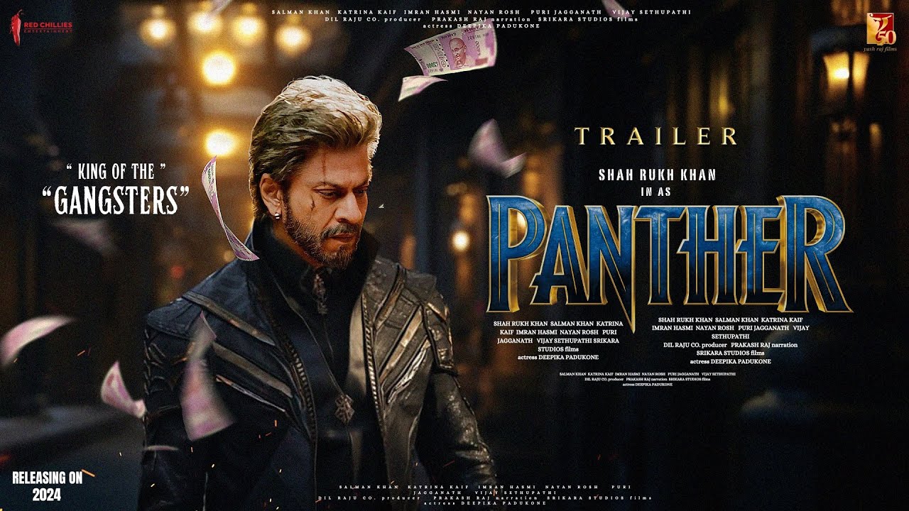 PANTHER   Trailer  Shah Rukh Khan  Lokesh Kanagaraj  Thalapathy Vijay  Deepika Padukone In 2024