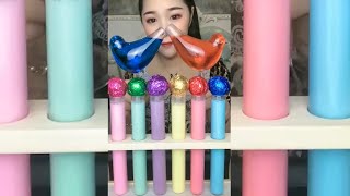 ASMR Drinking Colorful Beverages Drinking Sound screenshot 2