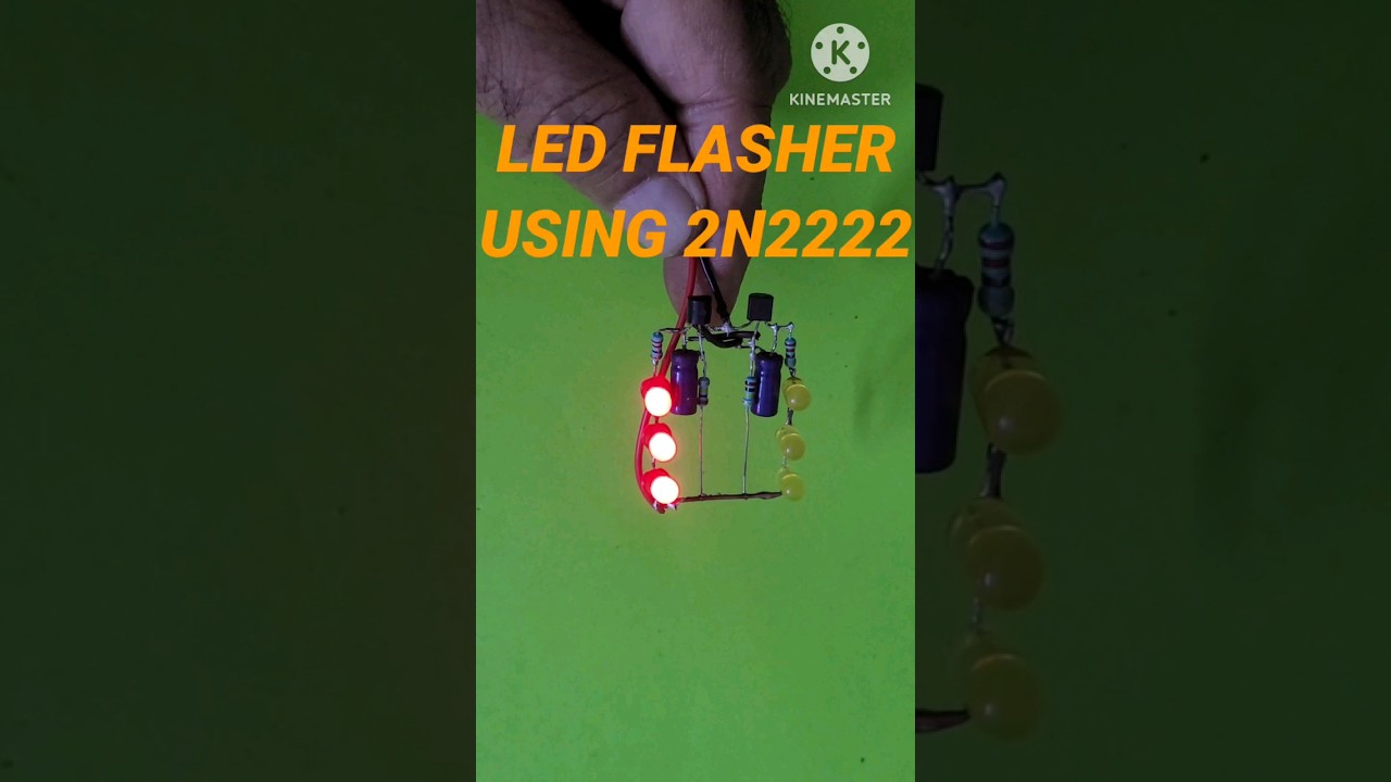 Led Flasher Using 2n2222 |