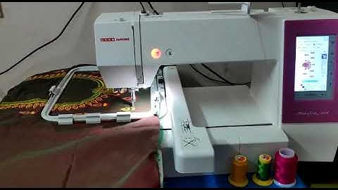 USHA JANOME 450E & 550E EMBROIDERY MACHINE