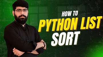 Python List Sorting in Hindi/Urdu |sort ,sorted ,Key Reverse  Functions Explained|Python Tutorial 30