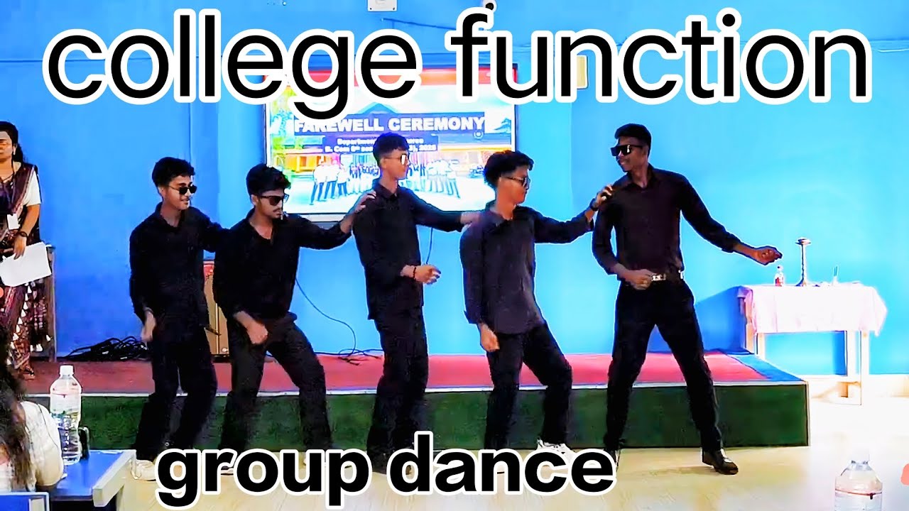 College function group dance - YouTube