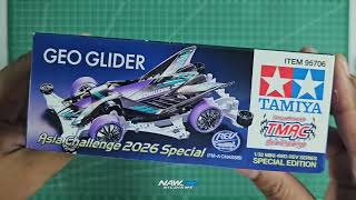 【ミニ四駆】Tamiya Geo Glider Asia Challenge 2026 Special | Unboxing & Build