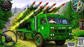 Army Track Driving Cargo Games 2025 - US Offroad Army Track Driving Simulator - Android Gameplay screenshot 2