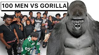 99 Men Vs 1 Gorilla + 1 Cameraman