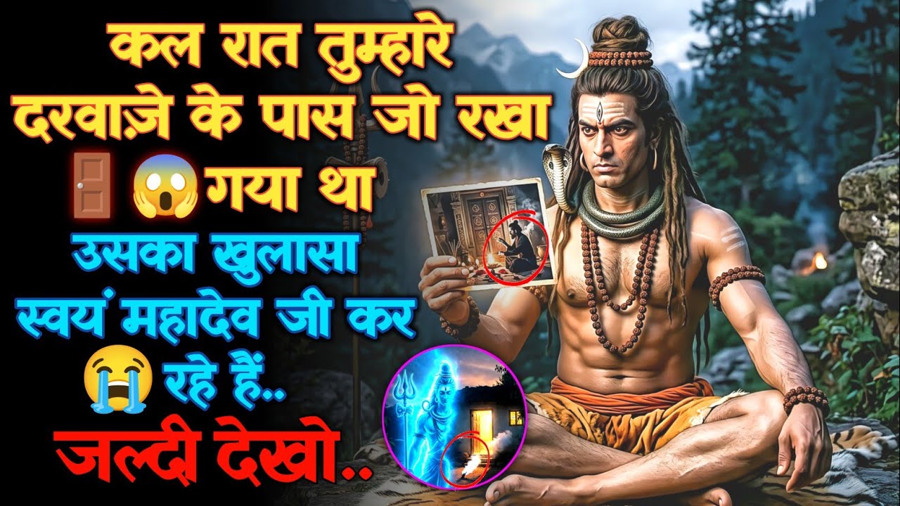 1111 🚪 कल रात तेरे दरवाज़े पर क्या रखा गया था? भगवान अब सच बता रहे हैं 🕉️ Mahadev Ka Sandesh