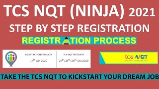 TCS NQT 2021 Drive Information & Registration Procedure