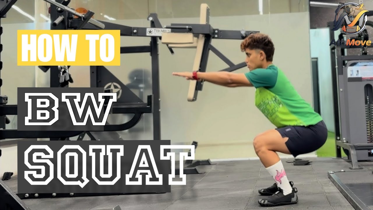 How to Do Bodyweight Squat | Correct Form & Technique | ATHMOVE - YouTube
