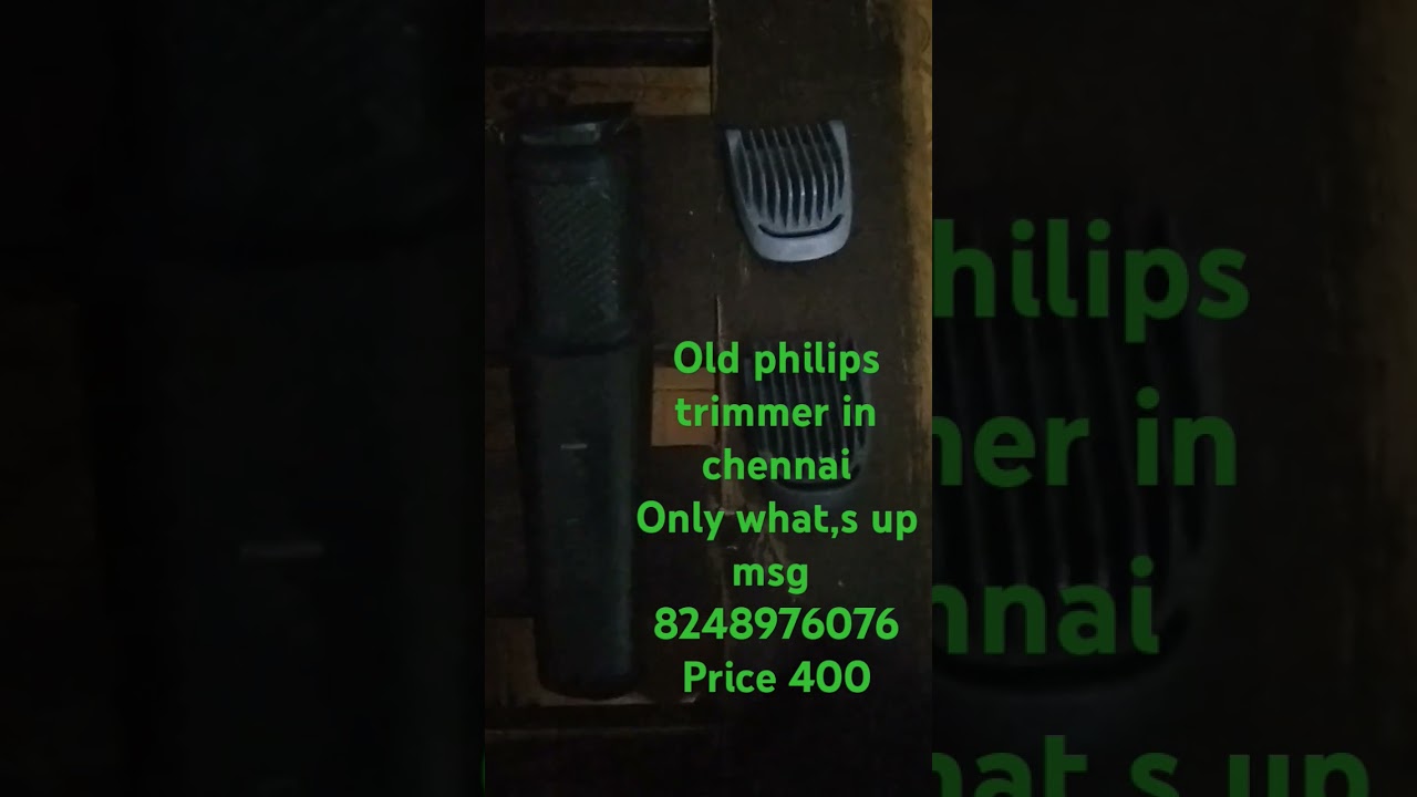 old Philips trimmer sales in chennai 