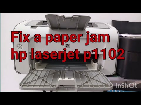 How to fix a printer paper jam HP Laserjet P1102 P1105 P1505 | Printer Repair | Jewel Editing