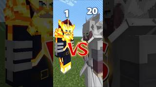 エンデバー VS 荼毘【親子対決】#shorts #マイクラ #minecraft