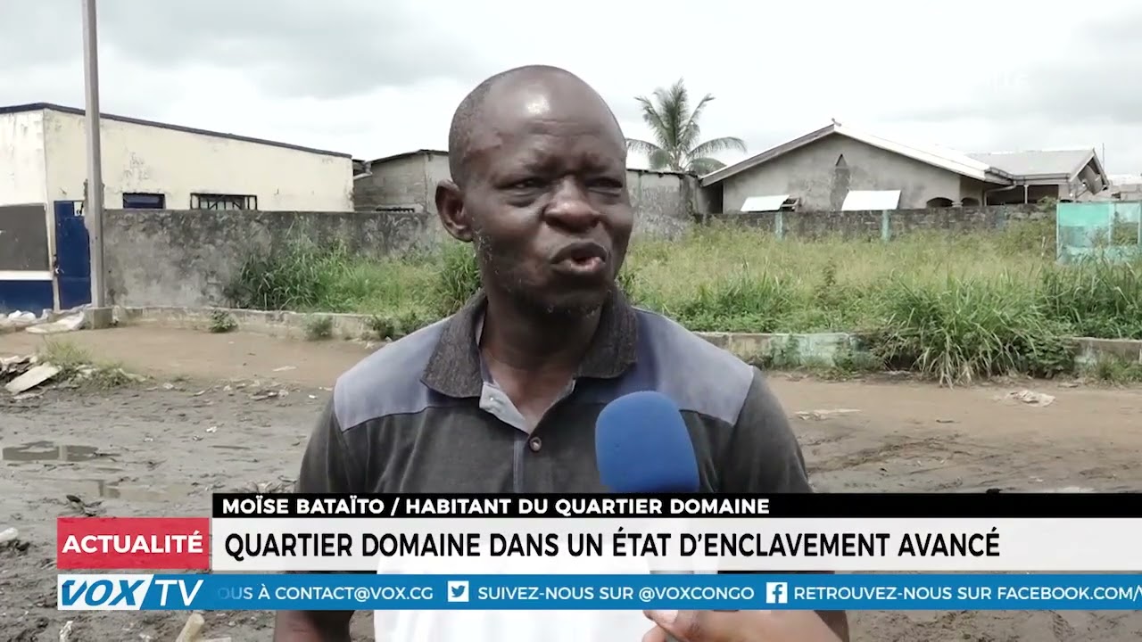 Quartier domaine dans un état d'enclavement avancé