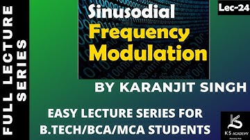 Sinusodial Frequency Modulation||B Tech||Communication System||4th sem||Lect24