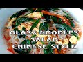 Salad recipe  chinese spinach glass noodles salad recipe  chinese style  jhen frago