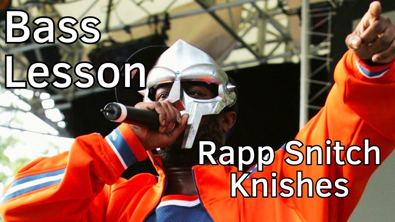 Rapp Snitch Knishez (arr. Daniel Roberts) Sheet Music | Mf Doom Feat. Mr.  Fantastik | Bass Guitar Tab