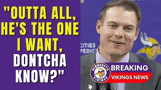 💥 KEVIN O'CONNELL LETS SLIP UNBELIEVABLE SPOILER ABOUT THE MOCK DRAFT 2024! VIKINGS NEWS TODAY