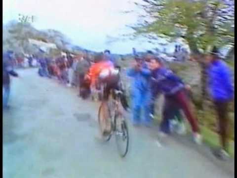 Lucho herrera - Vuelta españa 87 - Lagos de Covadonga (Etapa 11) Pt2.mpg