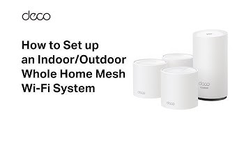 Deco Indoor&Outdoor Whole Home Mesh Wi Fi System Setup Video