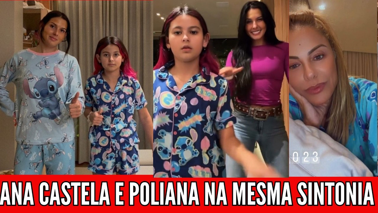 ANA CASTELA DANÇANDO COM SUA IRMÃ