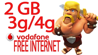 VODAFONE FREE NET | How TO Get 2GB 3G/4G Internet DATA For Free -100% WORKING | Hindi Video screenshot 2