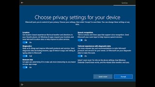 Windows 10 Privacy Settings