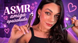 ASMR: A Menina Apaixonada Faz Sua Sobrancelha Até Você Dormir 😴 ✂️