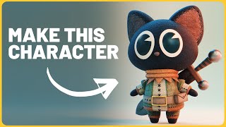 3D Cat  Blender Character Modeling for Beginners | RealTime Tutorial