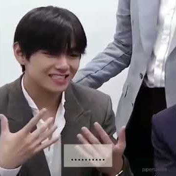 taehyung almost saying 'fuck' and then regretting his life choices