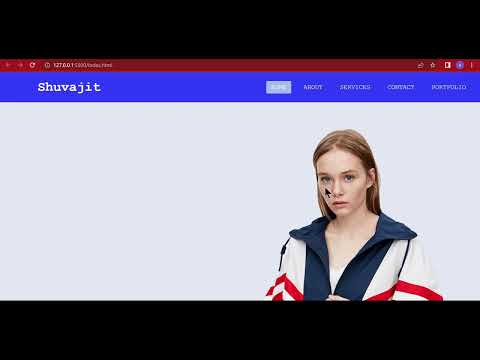 Design a Complete Responsive Portfolio Website || Part-3
