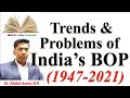 Trends and problems of indias balance of payment bop 19472021 dr abdul azeez npnpa teaching