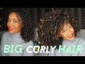 HIGHLY REQUESTED BIG CURLY WINTER HAIR ROUTINE USING FRIZZFREE BLUEBERRY BLISS COLLECTION