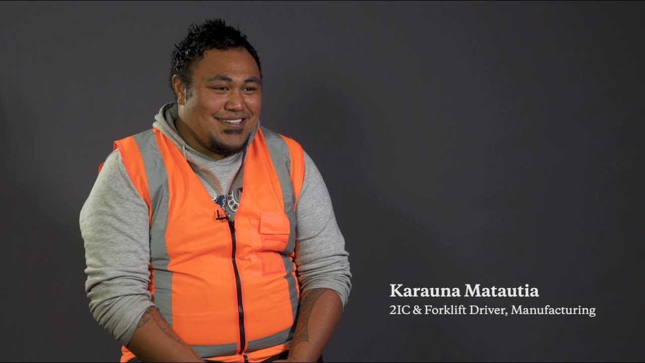 Karauna Matautia – 2IC & Forklift Driver, Manufacturing