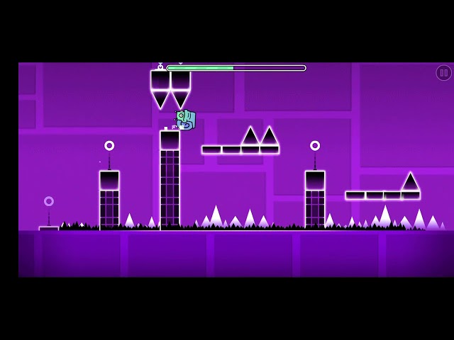 {GAMEPLAY} Geometry Dash (Level 7) - Jumper - All 3 Coins class=