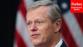 Massachusetts Governor Charlie Baker Holds A Press Conference On Covid-19