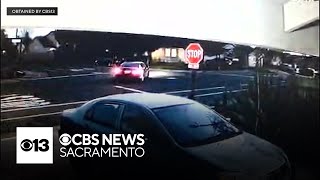Video shows 2 people struck by car in Antelope hit-and-run