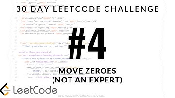 30 Day LeetCode Challenge - Problem 4 - Move Zeroes