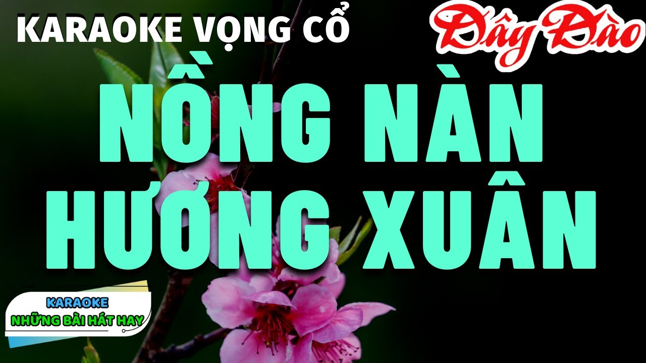 Karaoke Vọng Cổ Nồng Nàn Hương Xuân I Dây Đào