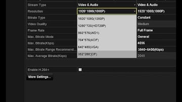 Hikvision Record Settings