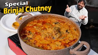 Special Brinjal Chutney Side dish for Biryani | Tasty Cooking with Jabbar Bhai...