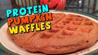 Easy Protein Pumpkin Waffles | Healthy Waffle Recipe